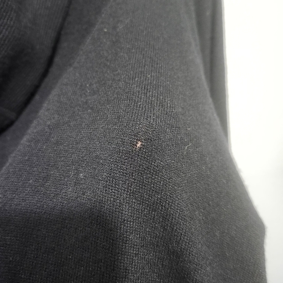 Autumn Cashmere Women's  Sweater Ponchos Shawl Size S Black 100% Cashmere - Picture 9 of 11